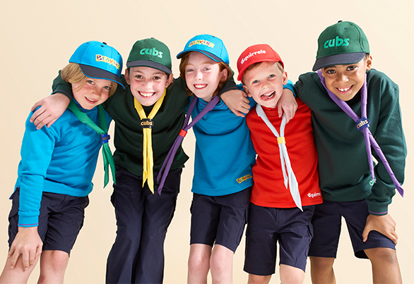 Scouts at the 14th Applemore Scout hut